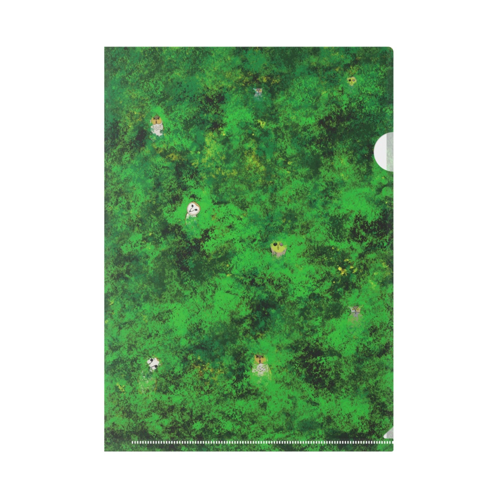 クリアファイルA4 Dino Offspring 森/かくれんぼ