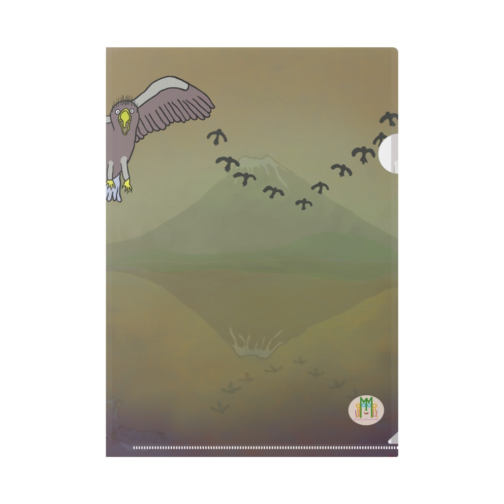 クリアファイルA4 Dino Offspring オオワシ/湖面