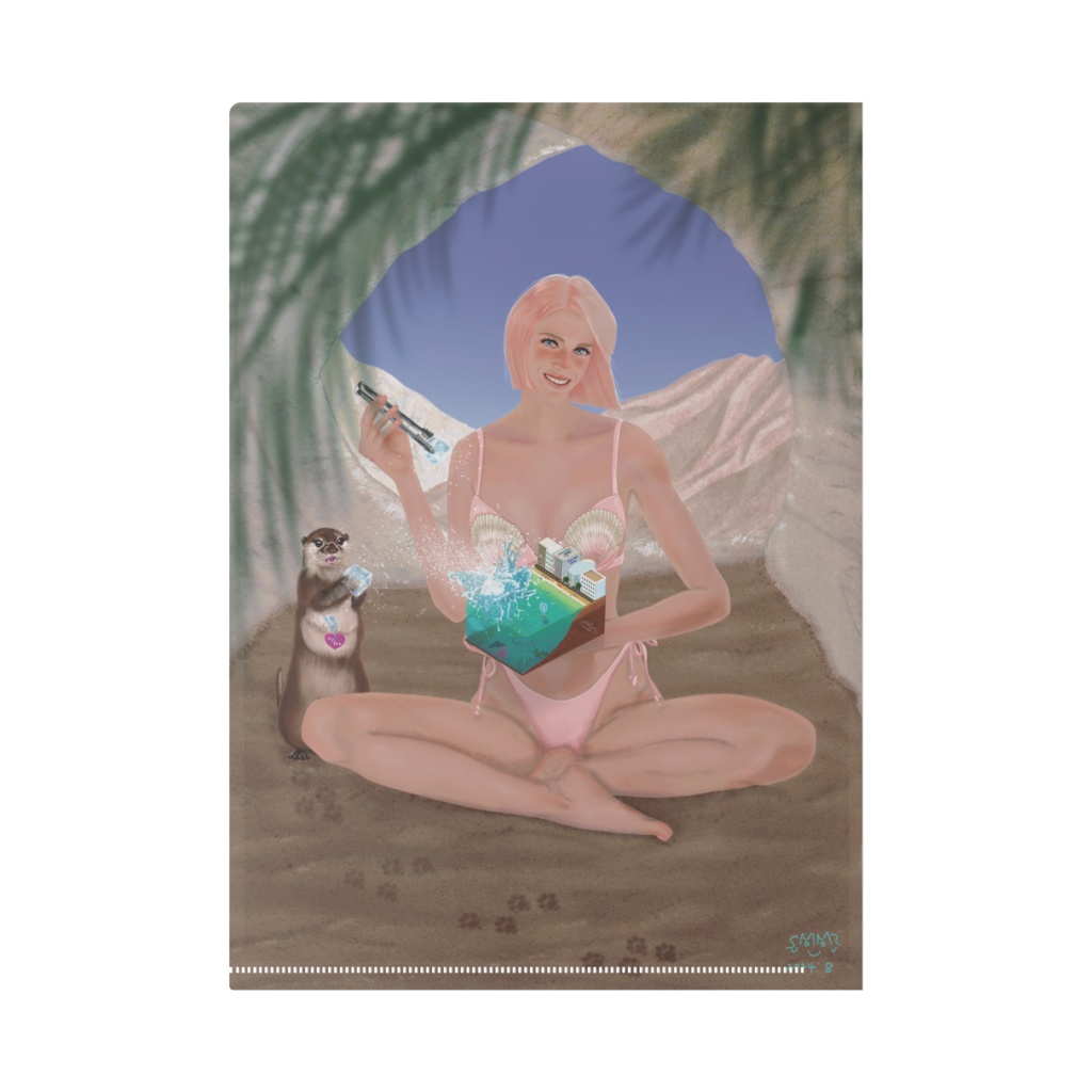 クリアファイルA4 Angels 夏、氷