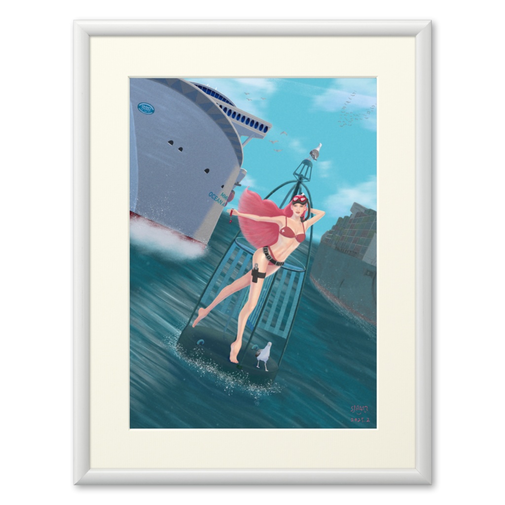 複製画(プリモアート)　『 Buoy Angel』
