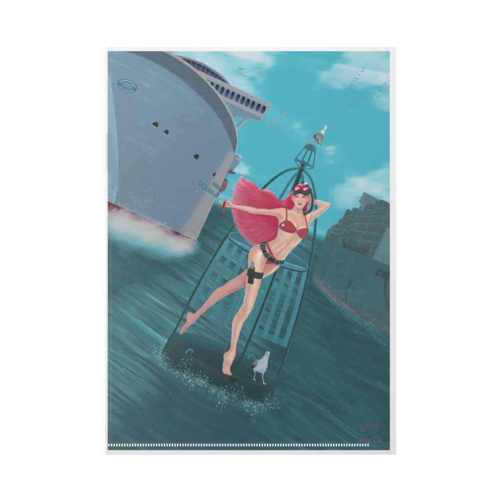 クリアファイルA4 Angels ブイ、浮標