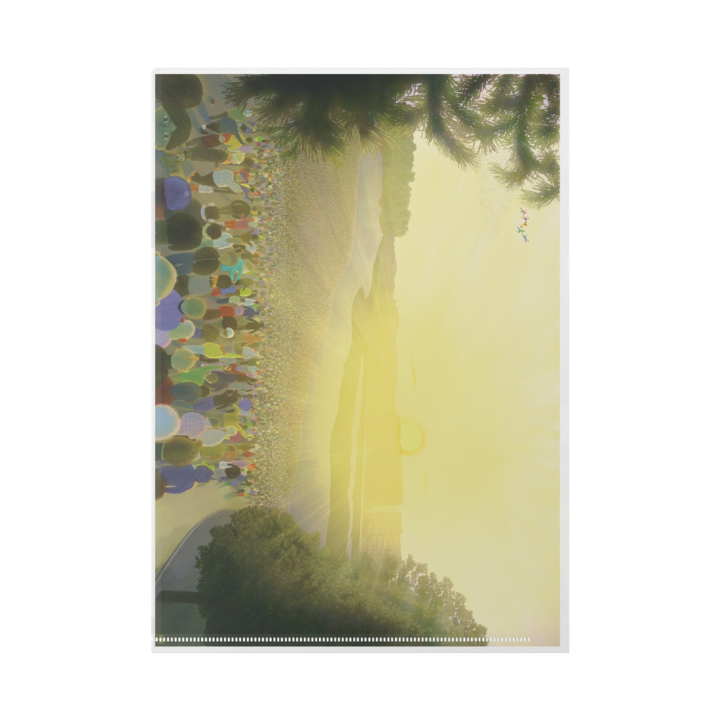 クリアファイルA4 Momo-Ruru 初日の出