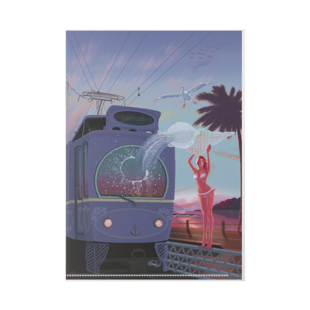 クリアファイル A4 シーサイドライン