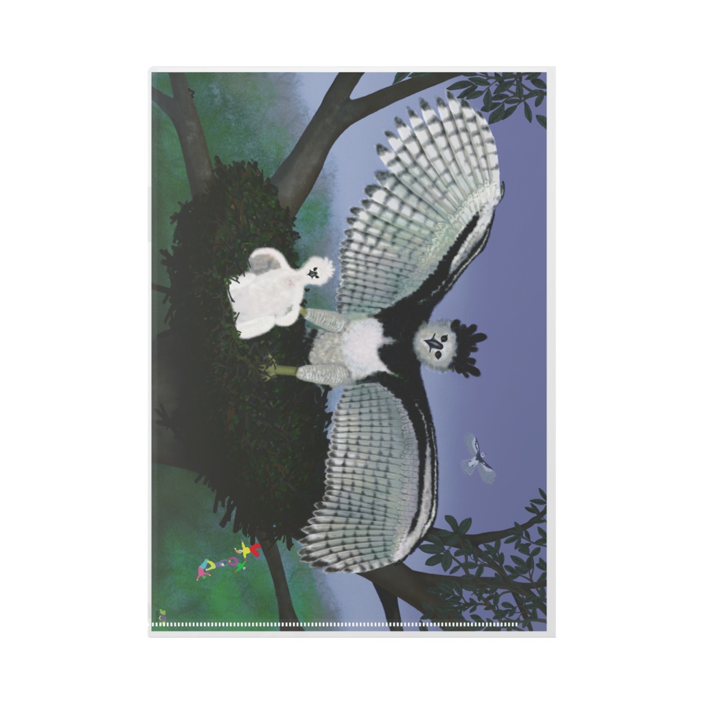 クリアファイルA4 Dino Offspring オウギワシの家族