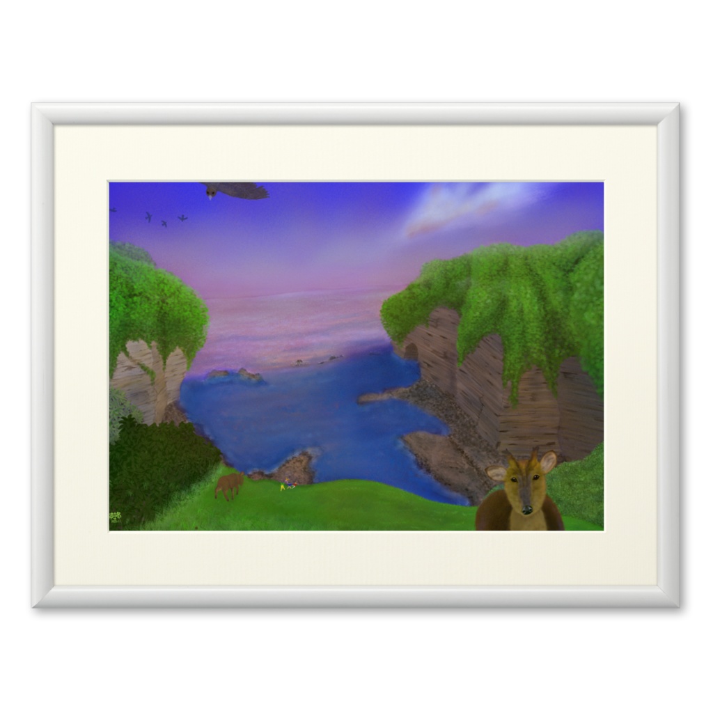 複製画(プリモアート)『A Cape before Sunset』