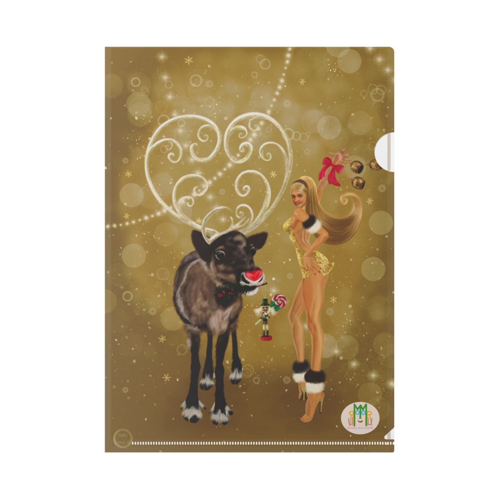 クリアファイルA4　トナカイの天使