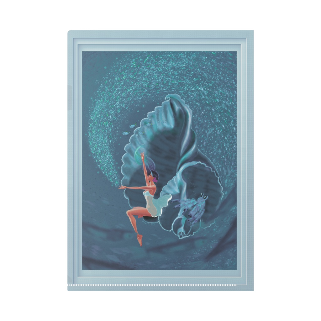 クリアファイルA4 Angels ヤドカリ