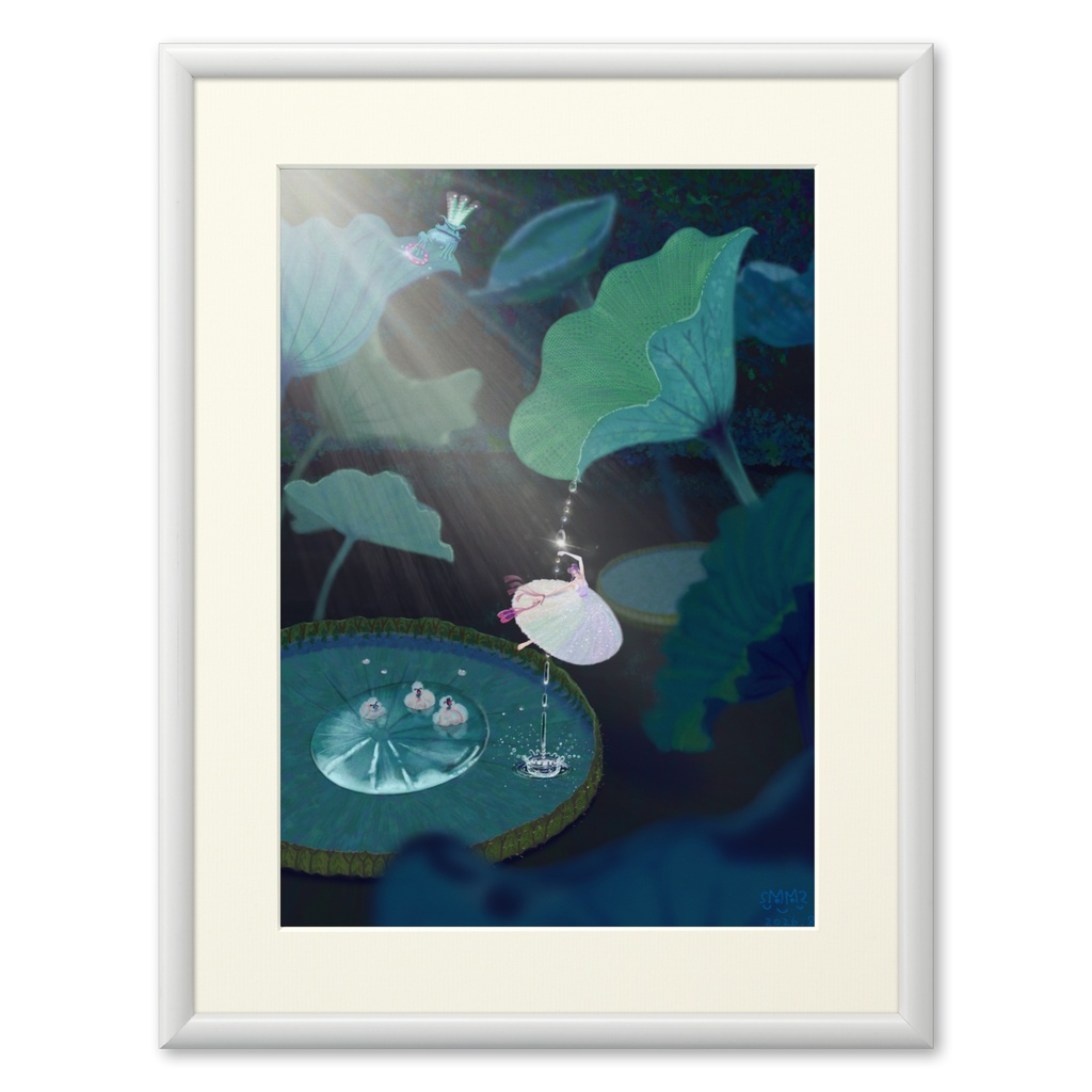 複製画(プリモアート)　"Frog Angel" かえるのエンジェル