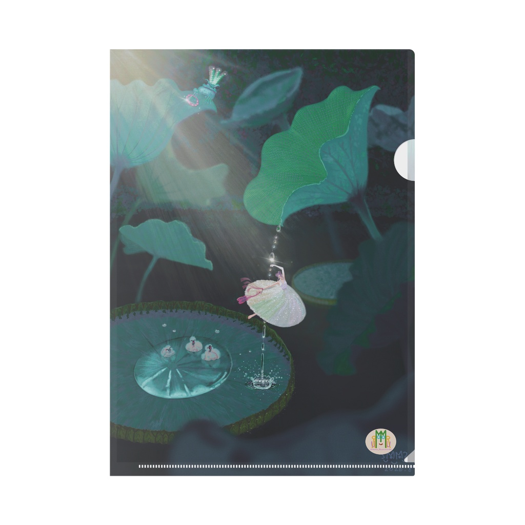 クリアファイルA4 『かえるのエンジェル』Frog Angel