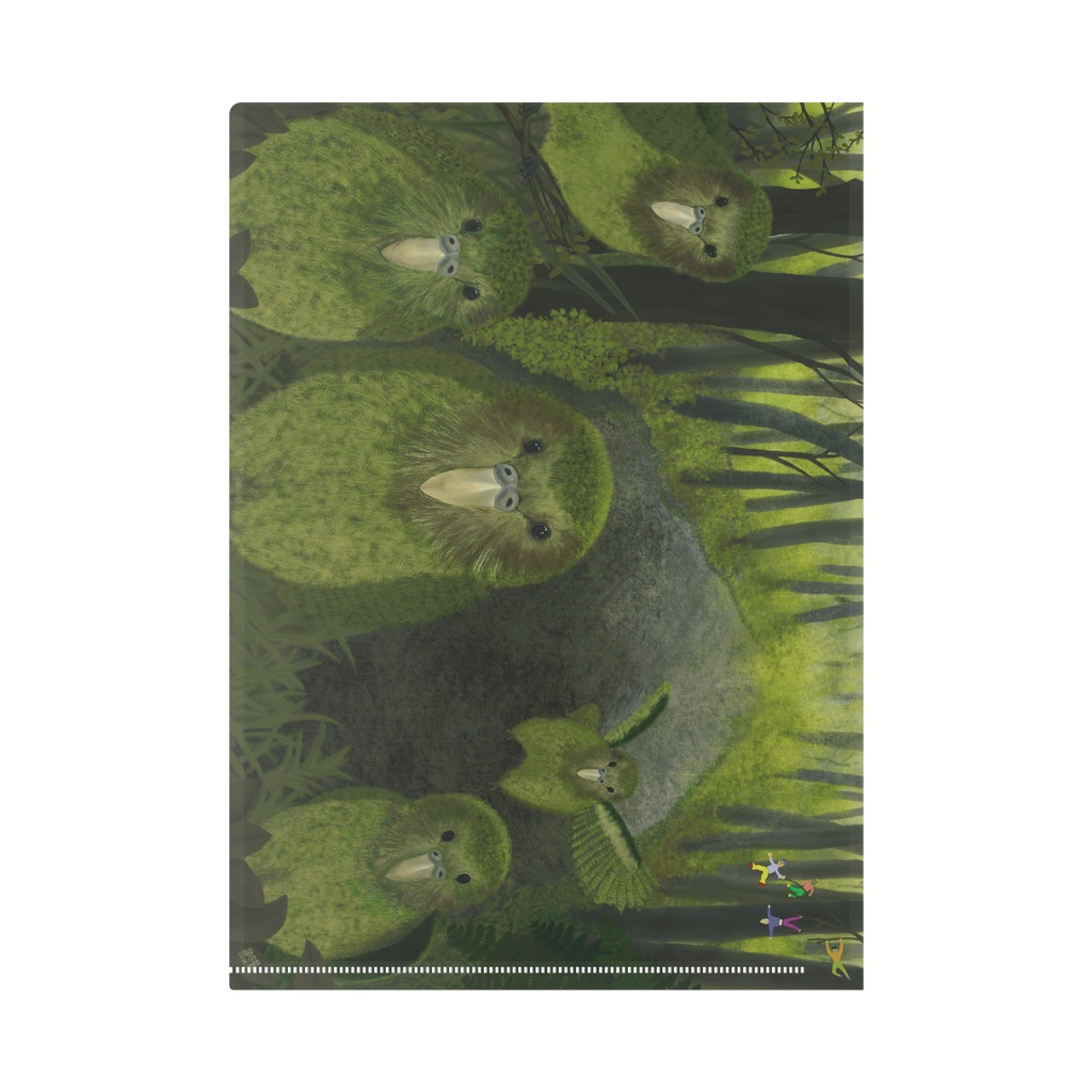クリアファイルA4 『陽気なカカポ』Frisky Kakapo