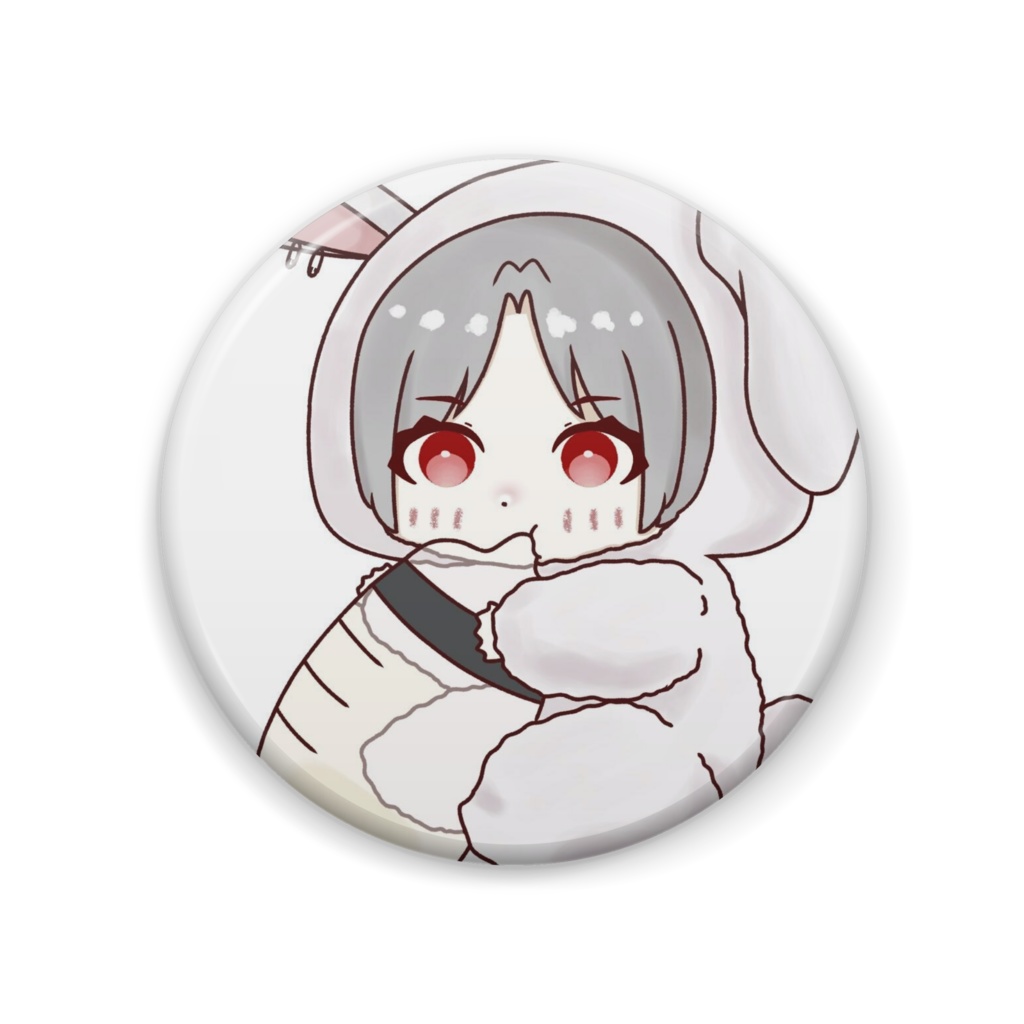 ヤニうさ バブちゃん缶バッジ