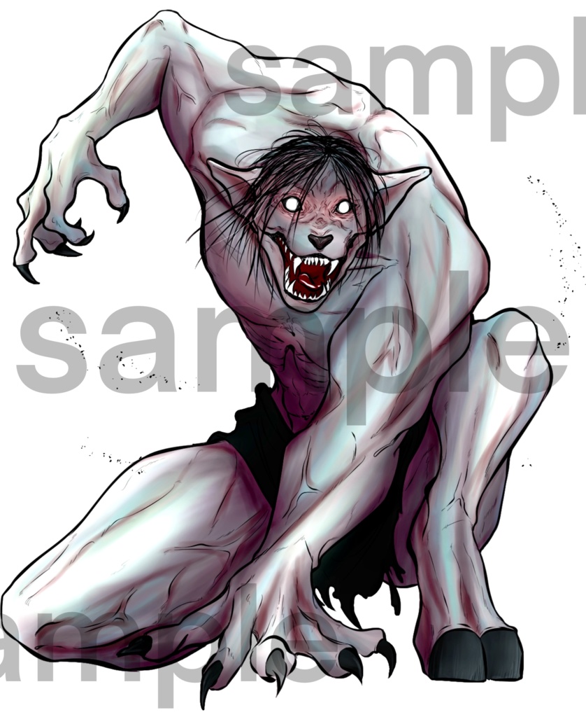 クトゥルフ神話 立ち絵素材 ムキムキ食屍鬼 SPLL:E191944