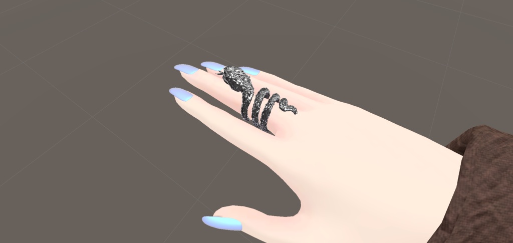 【VRC想定】ヘビの指輪 / Snake Ring