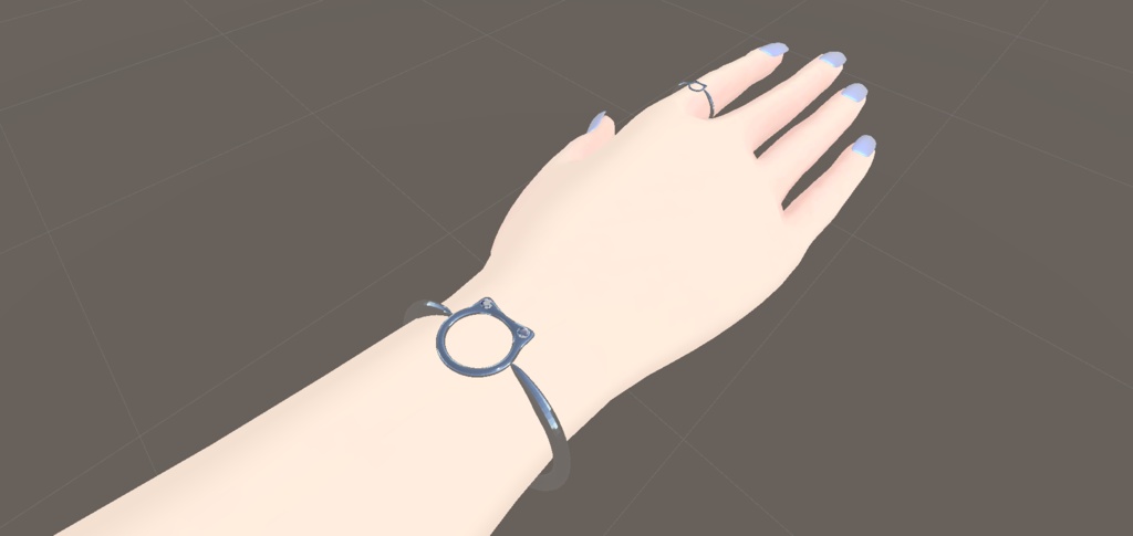 【VRC想定】ねこの指輪 / Cat Ring (ブレスレットとしても使用可❕)