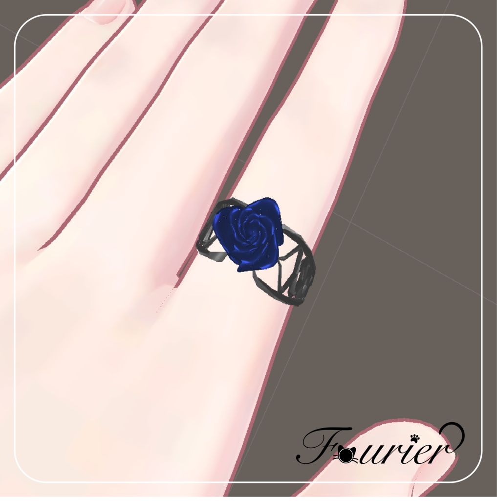 Rose Ring / バラの指輪 【VRC想定】
