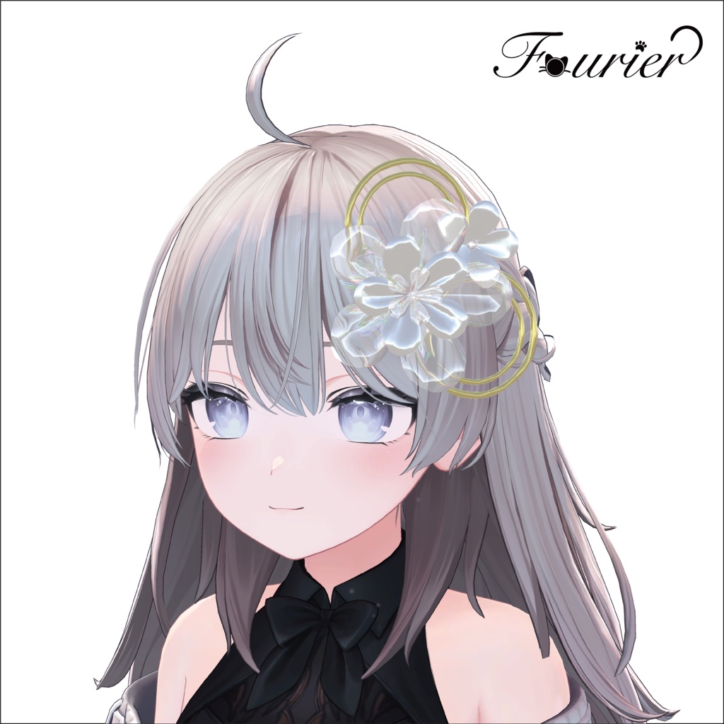 花の髪飾り 【VRC】