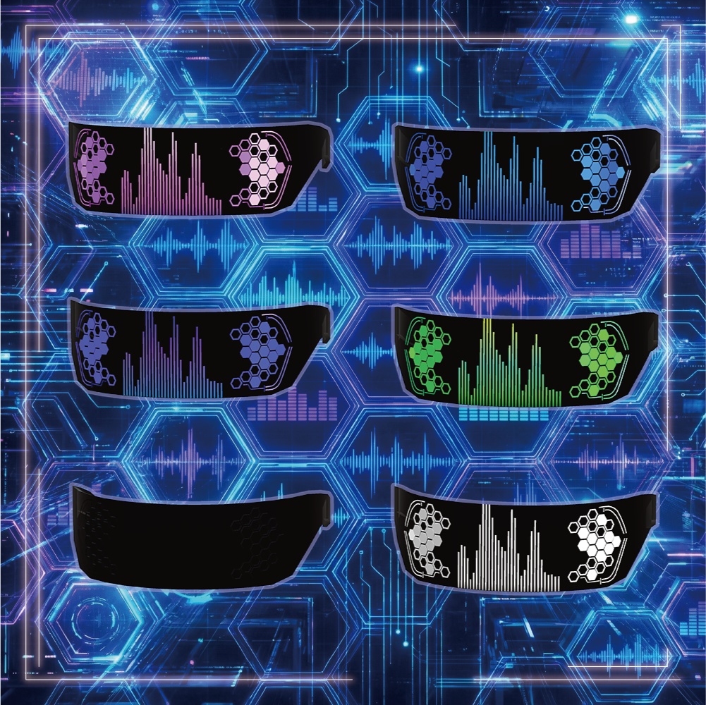 《セール中》AudioLink Cyber Visor【VRC】