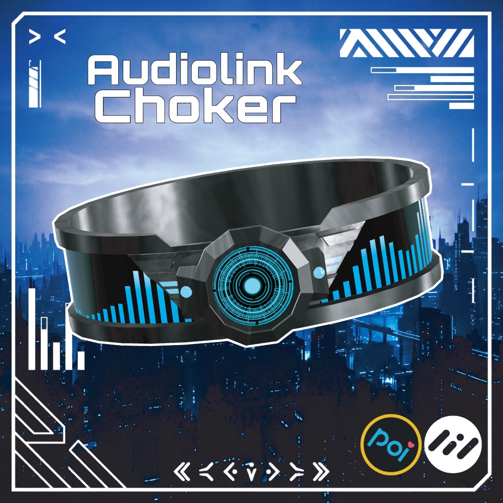 ︎✦︎SALE︎✦︎ Audiolink Choker【VRC】