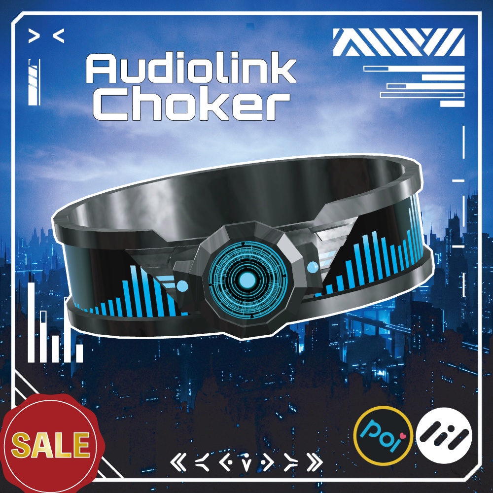 ︎✦︎SALE︎✦︎ Audiolink Choker【VRC】