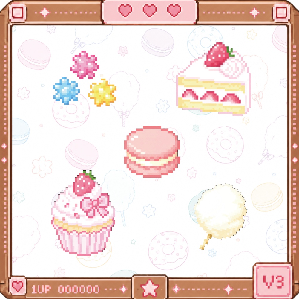 【SALE】Pixel Hairpin V3 〜話すと光るギミック付き〜