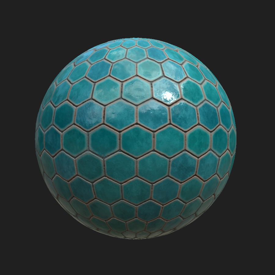 じわっとレトロタイルテクスチャ