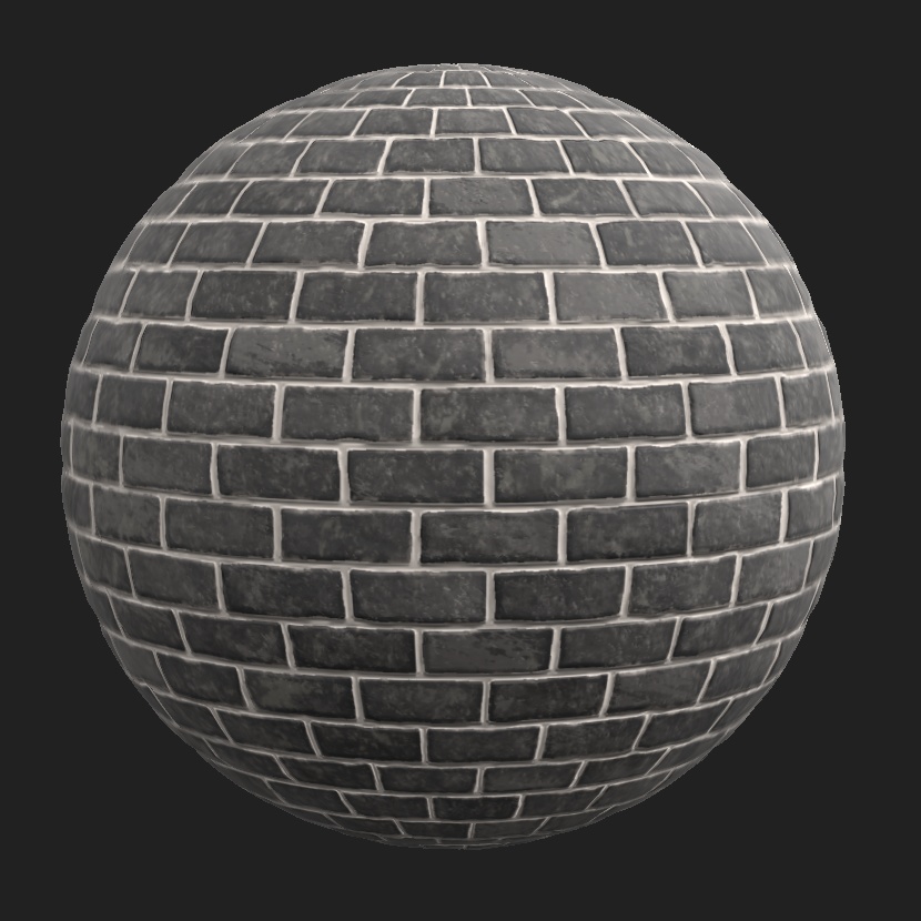 【VRChat】素朴なレンガマテリアルテクスチャ5種セット