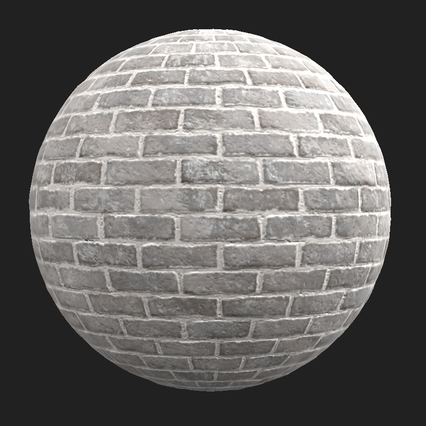 【VRChat】素朴なレンガマテリアルテクスチャ5種セット