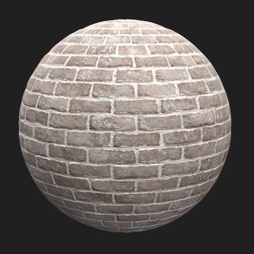 【VRChat】素朴なレンガマテリアルテクスチャ5種セット