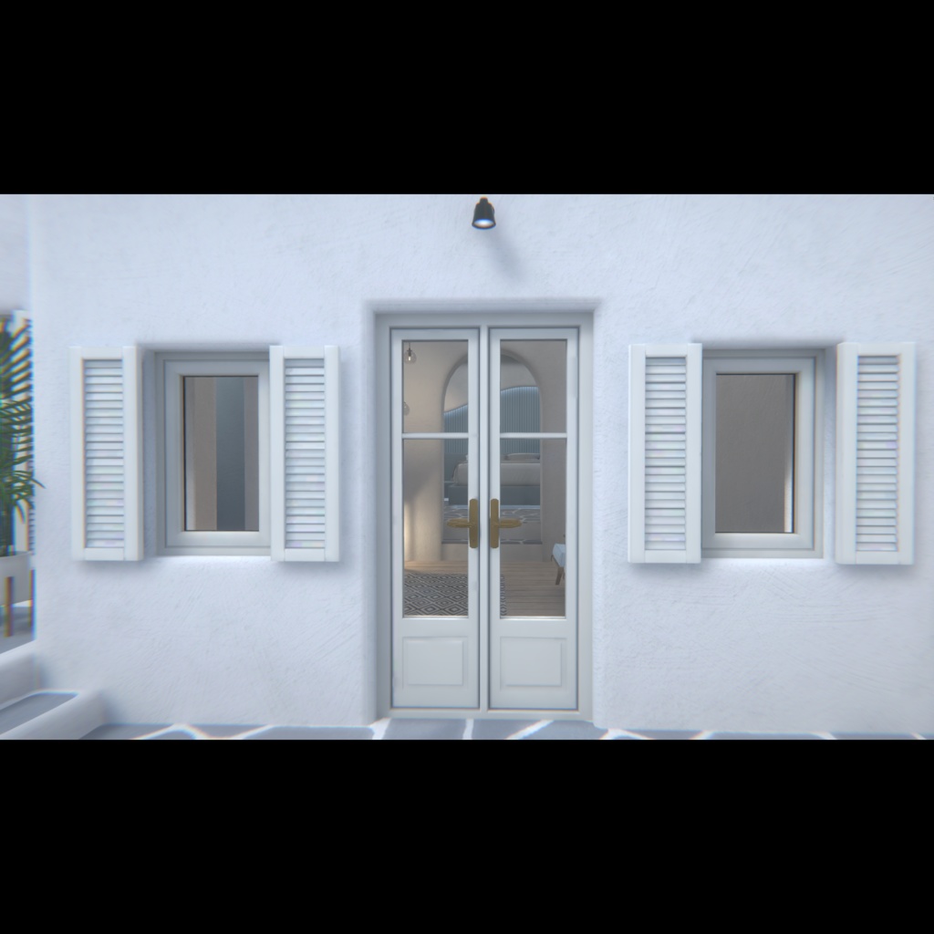 【VRChat】サントリーニ風ヴィラワールド