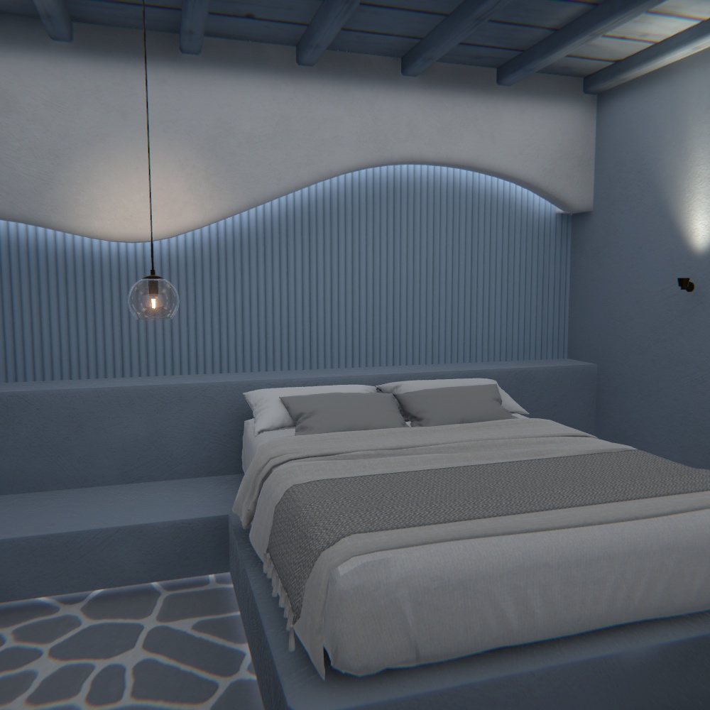 【VRChat】サントリーニ風ヴィラワールド