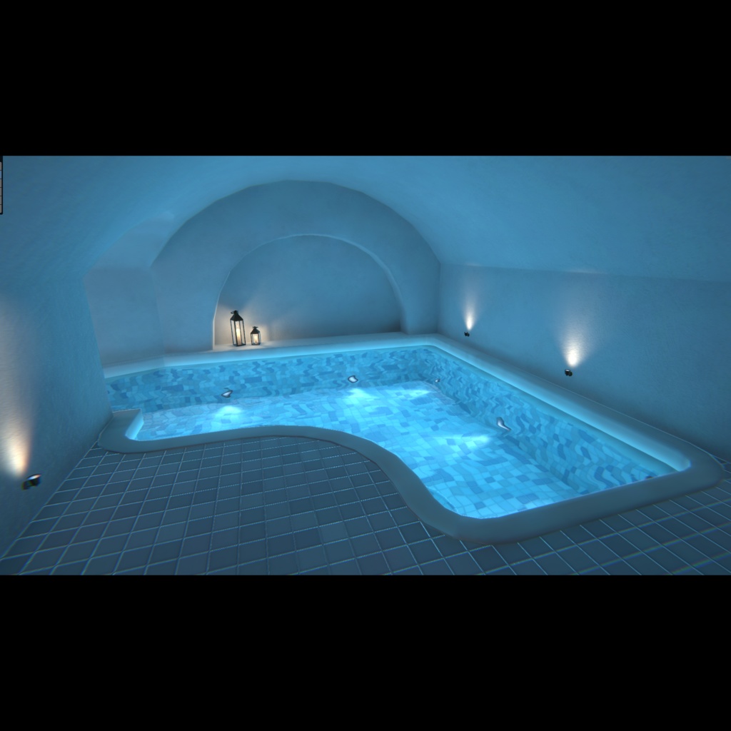 【VRChat】サントリーニ風ヴィラワールド