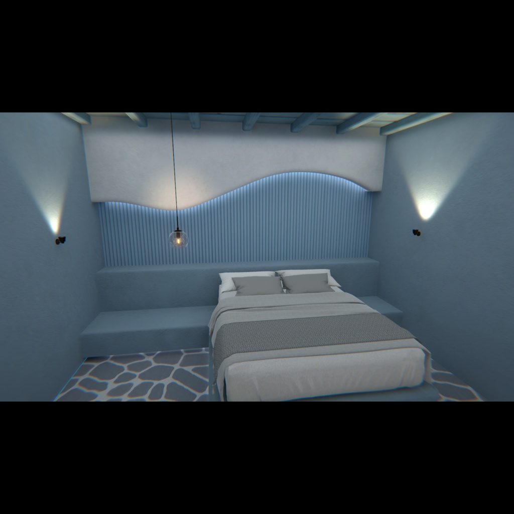 【VRChat】サントリーニ風ヴィラワールド