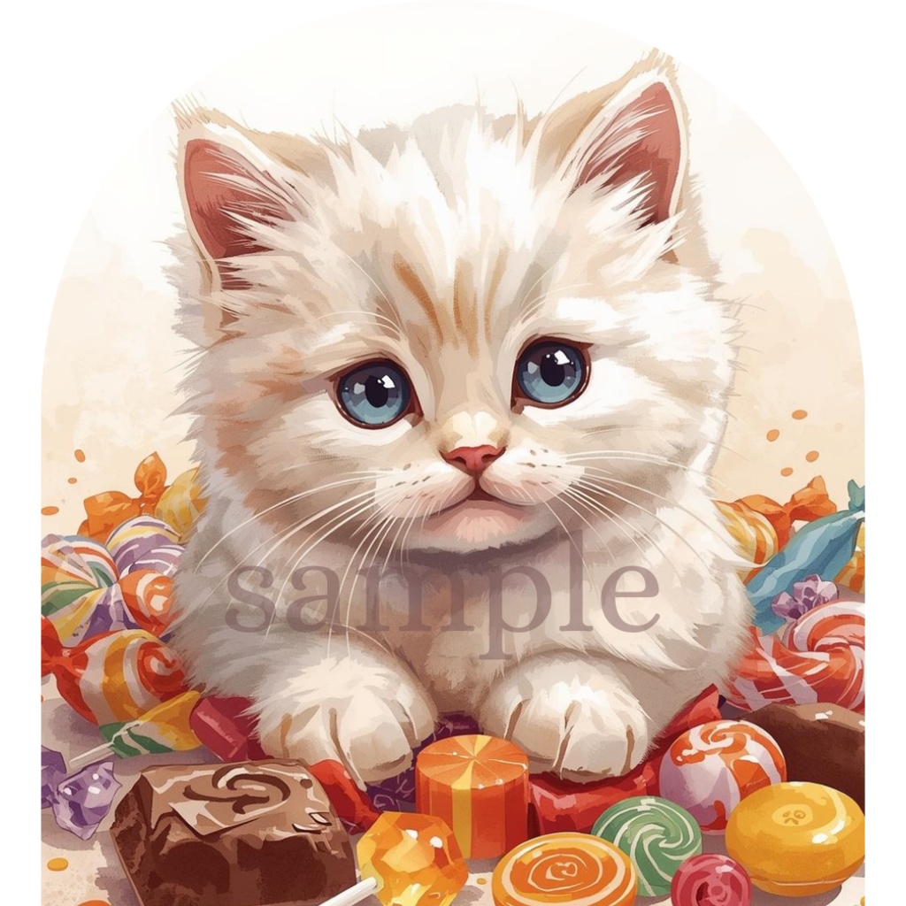 【商用OK】子猫のハロウィンクリップアート30枚セット|PNG透過素材