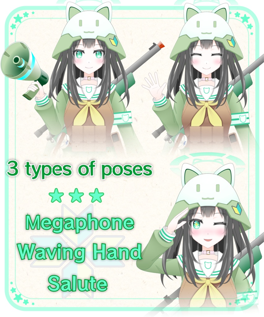 【Live2D model】Neko Army 【VTS/nizima LIVE】【English translated edition】