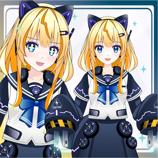 【完売SOLD】【限定1点】電撃⚡メカ娘!【VTS/nizimaLIVE】