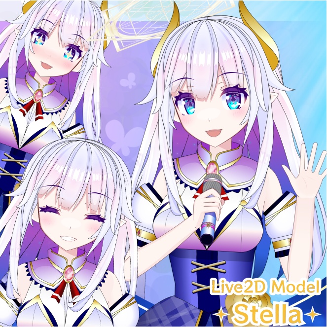 【限定1点】Live2Dモデル_Stella【VTS/nizimaLIVE】