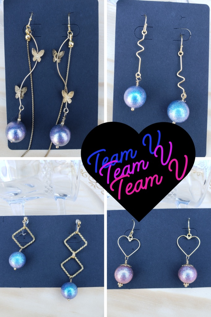 teamVイメージピアス