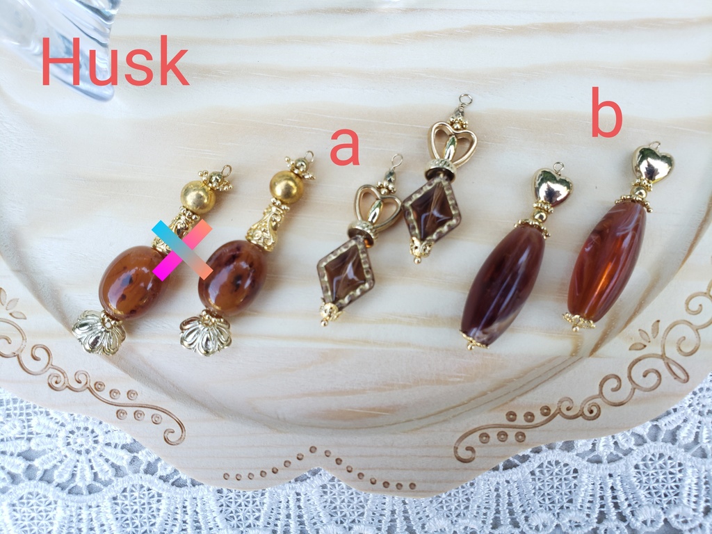 キャライメージ香水瓶風ピアス