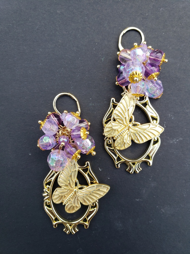 【じゃらじゃら】キャライメージピアス/イヤリング【はずびん】チームV