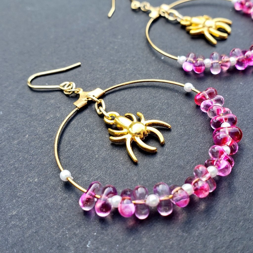 【じゃらじゃら】イメージピアス/イヤリング【はずびん】エンジェルダスト