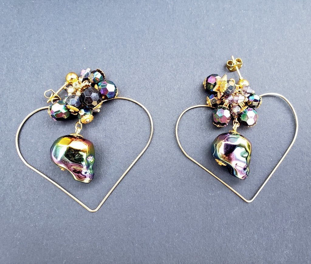 【じゃらじゃら】イメージピアス/イヤリング【はずびん】エンジェルダスト