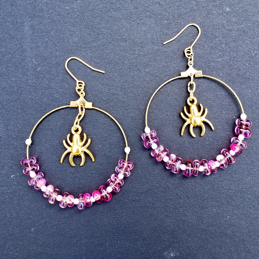 【じゃらじゃら】イメージピアス/イヤリング【はずびん】エンジェルダスト