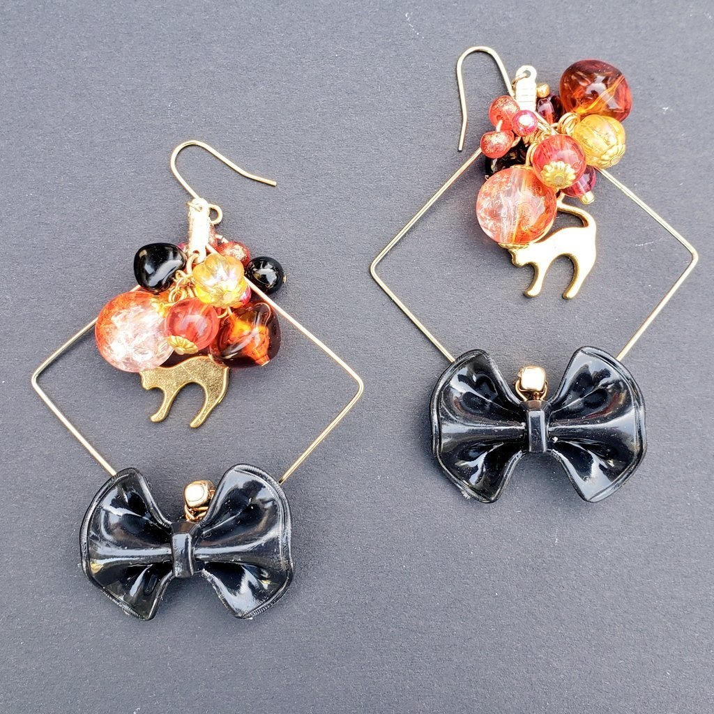 【じゃらじゃら】イメージピアス/イヤリング【はずびん】ハスク