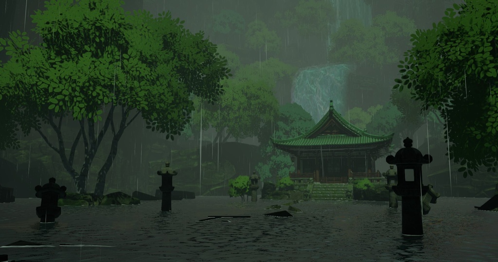 [FREE] Warudo Environment [Pro/Standard] -🌧️RainJinja-