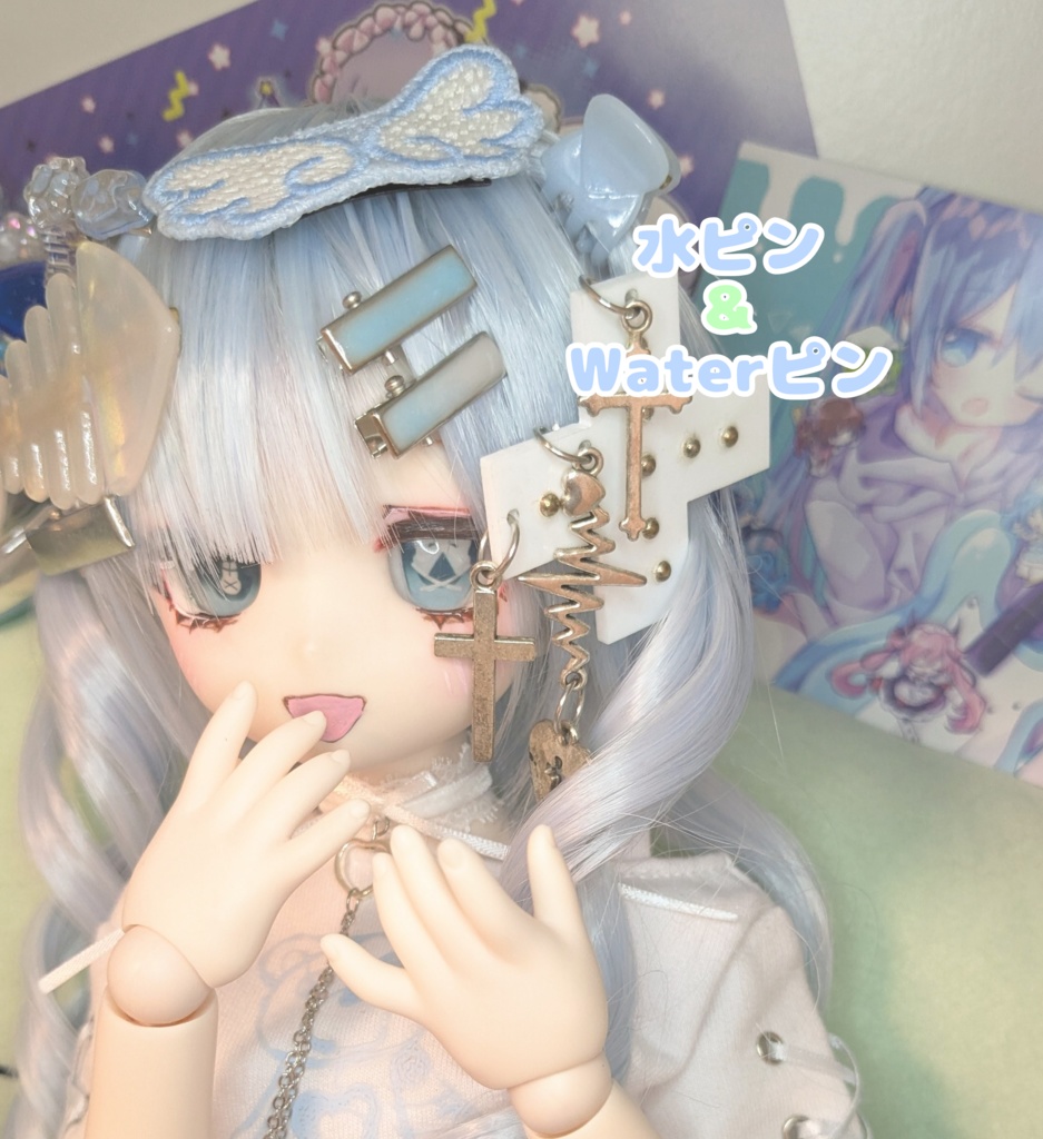 ドール用シンプルヘアピン セット❢