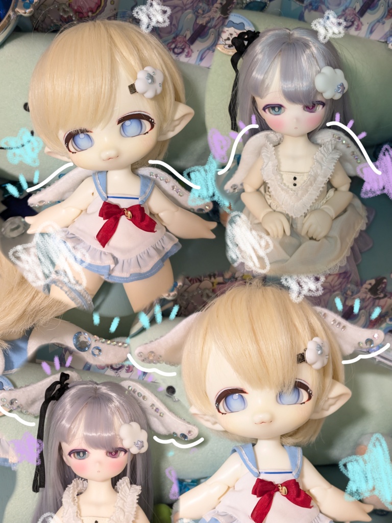 ꒰ঌきゅるりん天使の羽໒꒱