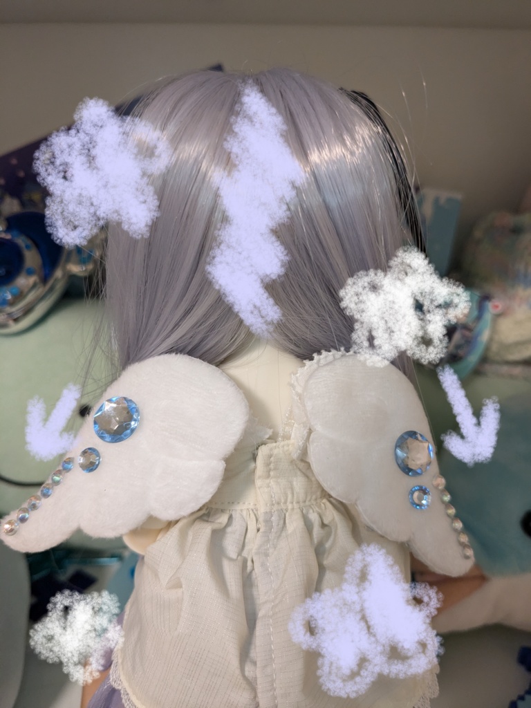 ꒰ঌきゅるりん天使の羽໒꒱