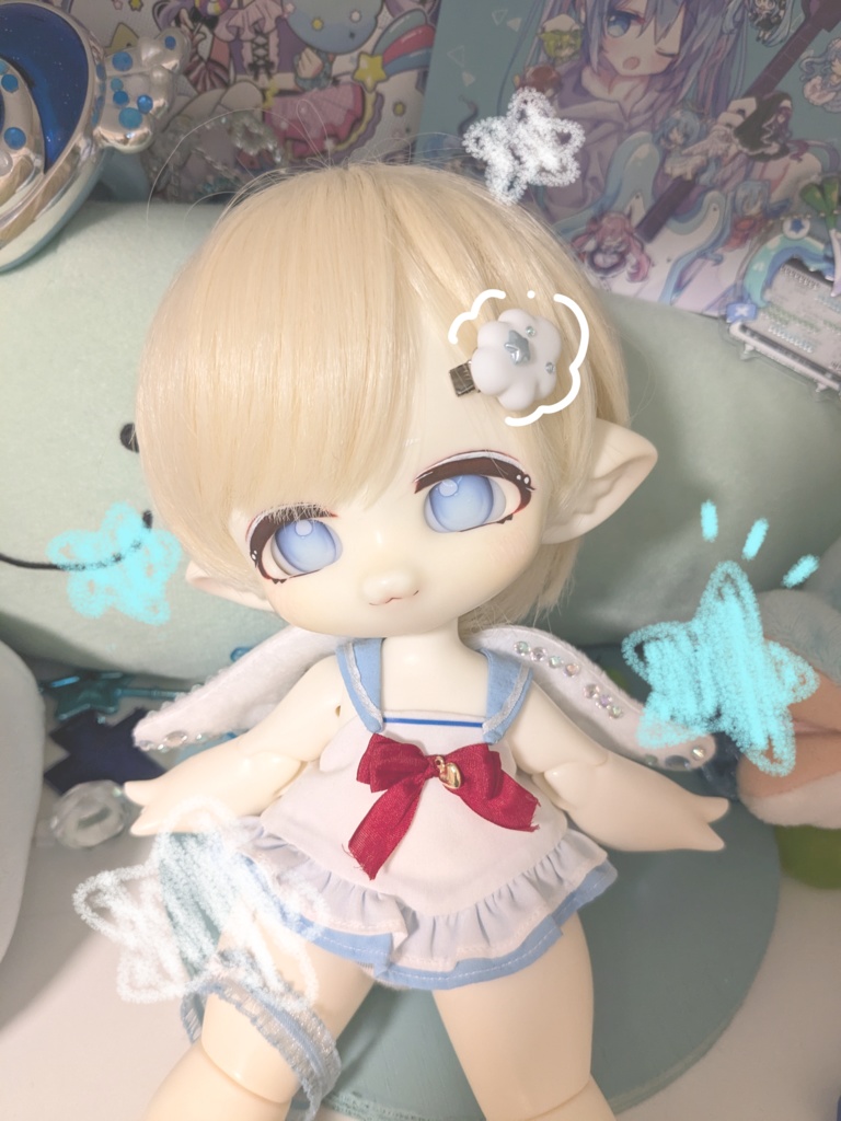 キラリン星の ☁もくもくもピン ☁(3色)