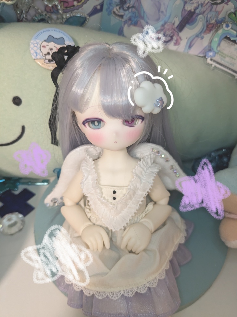 キラリン星の ☁もくもくもピン ☁(3色)