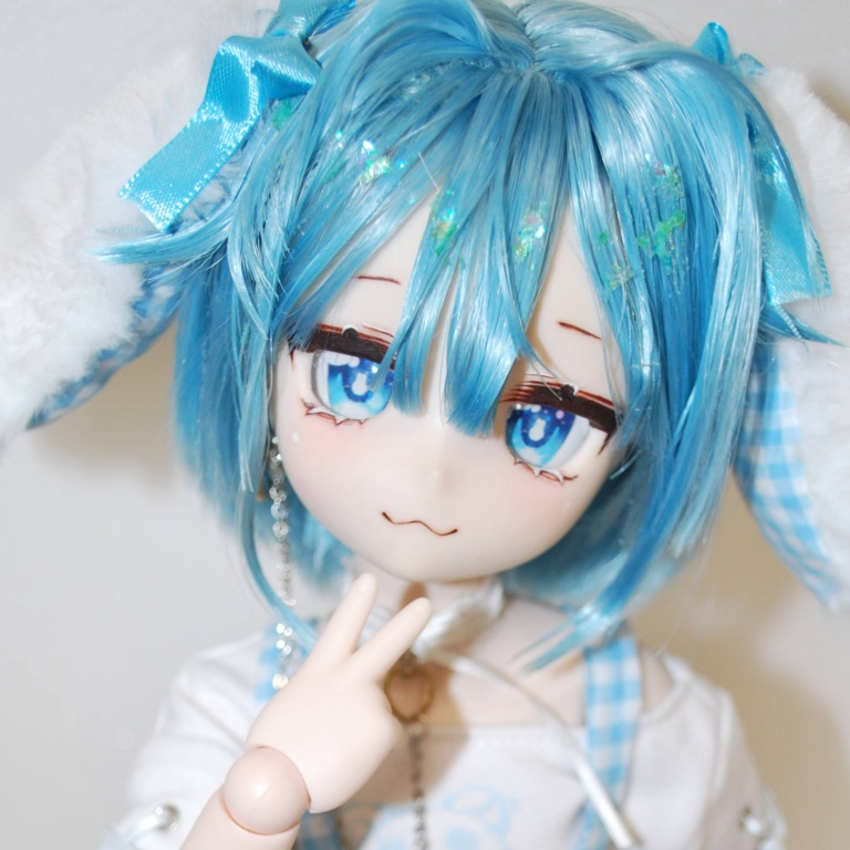 【夢見るうさぎアイ】追視アイ カボションアイ 20ミリ